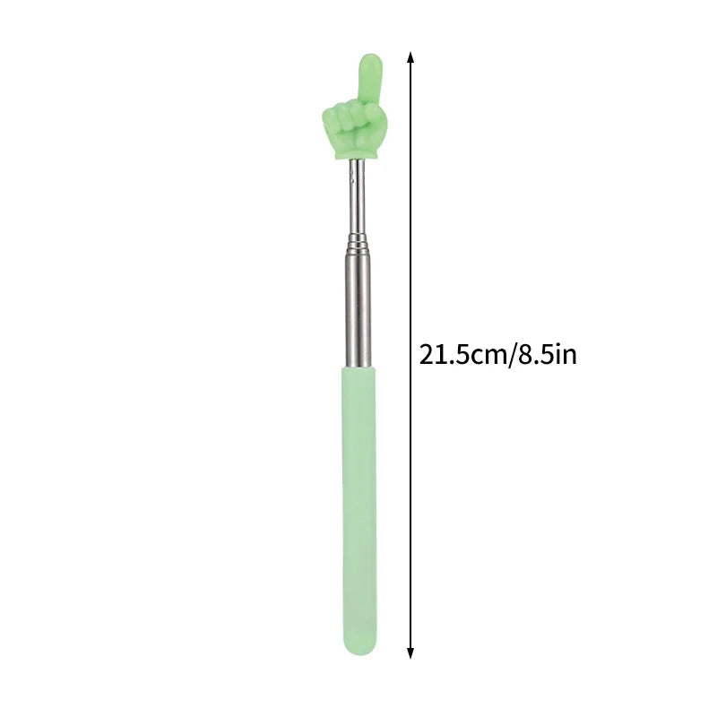 Lesestock aus Edelstahl – Lesehilfe für Schüler, Zeigestock für Whiteboards, Handliches Unterrichtswerkzeug
