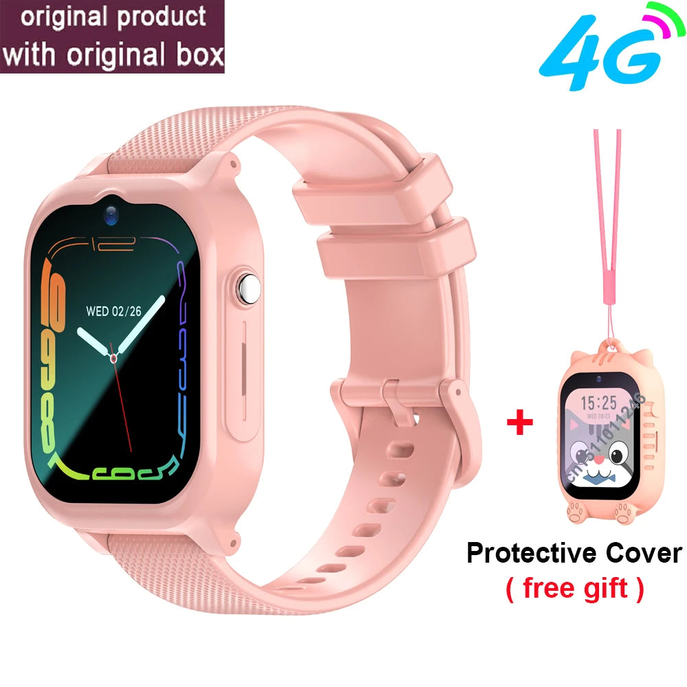 New Kids Smart Watch 4G – GPS, WiFi, Video Call, SOS, Camera, Voice Monitor & Location Tracker for Children
