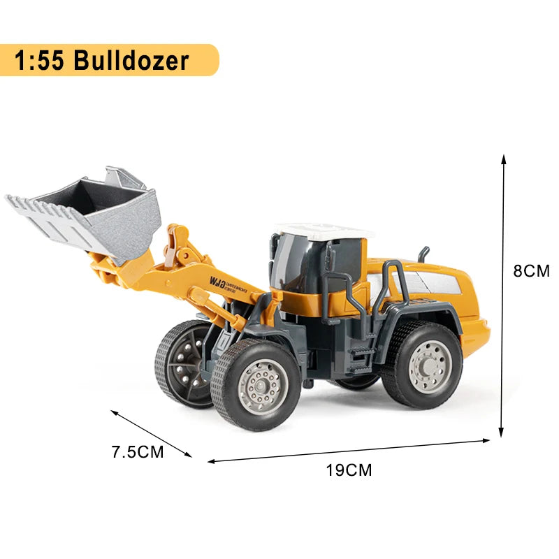 Engineering Diecast Trucks – Alloy Tractor, Excavator & Crane Toys for Boys