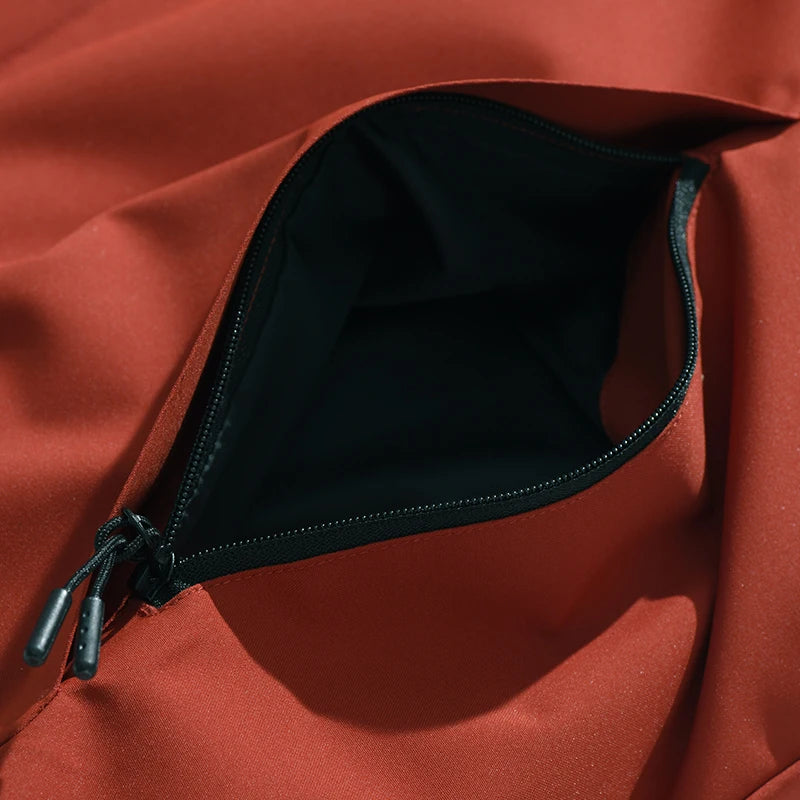 LNGXO Unisex Winter Waterproof Jacket – Fleece-Lined Windbreaker for Hiking, Camping & Skiing