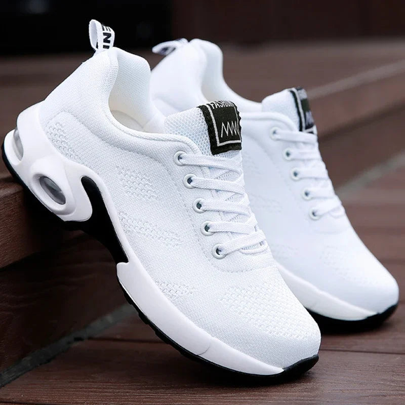 Women’s Platform Casual Sneakers – Breathable Mesh, Chunky Summer Sports Shoes
