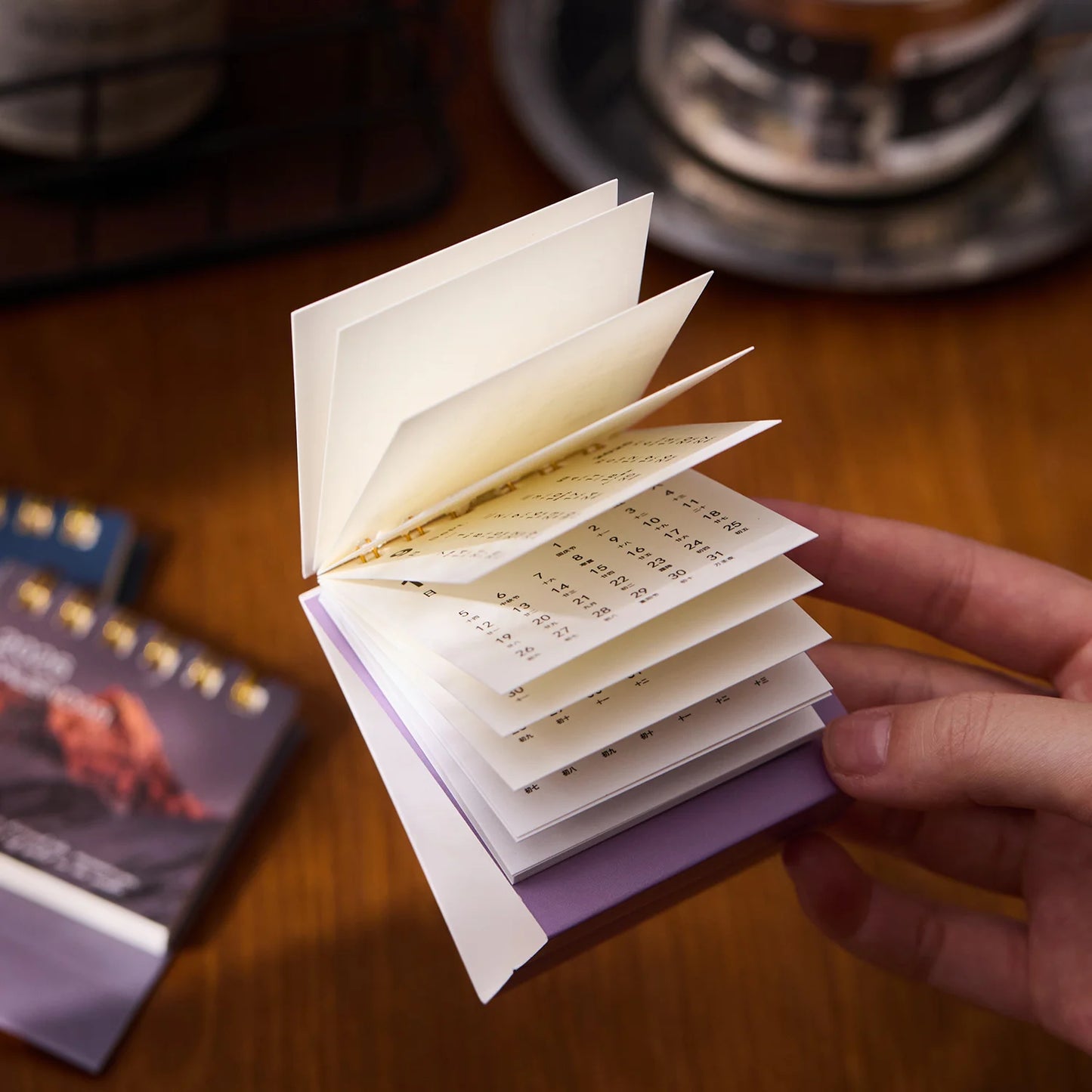 2026 Mini Desk Calendar Dayd Starlight Series – Creative Portable Desktop Planner & Decorative Check-In Calendar