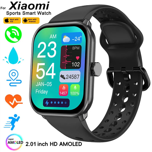 Xiaomi Watch 5 Global Version – AMOLED Screen, Heart Rate, Bluetooth Call, GPS, Waterproof Sports Smart Watch