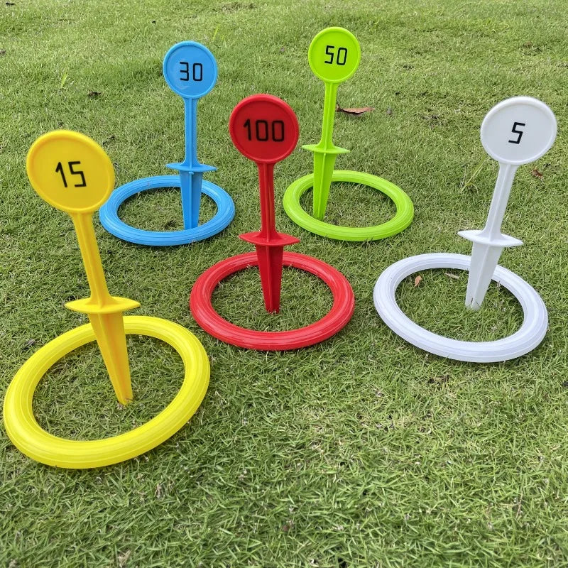 Outdoor Ring Toss Set | Beach & Grass Sports Game Equipment – Fun Throwing Game for Yard and Courtyard