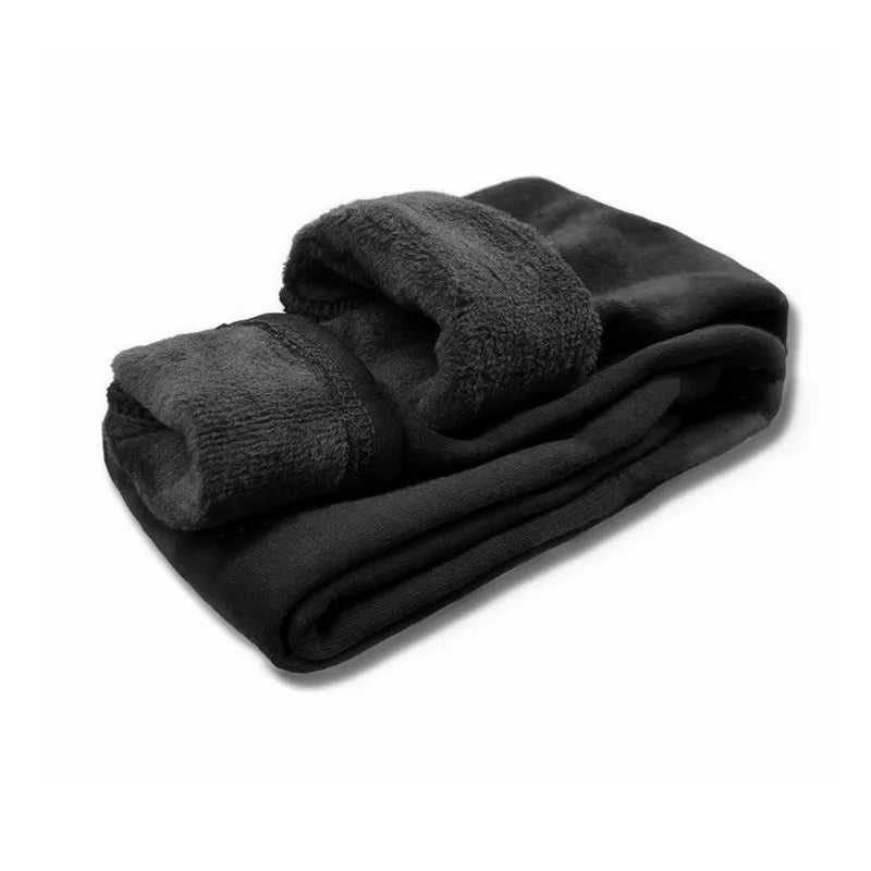 Girls Velvet Leggings Dot Print Warm Pants Autumn Winter Kids Cotton Trousers