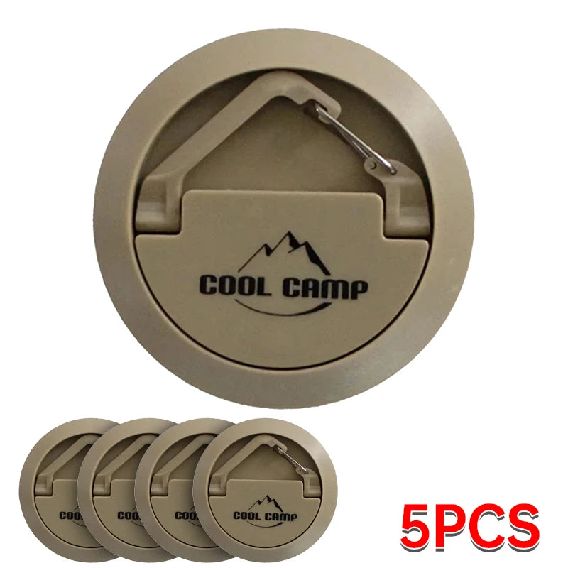 خطاف خيمة مغناطيسي خارجي - مشبك سقف محمول متعدد الأغراض وحامل حبل لفوانيس التخييم