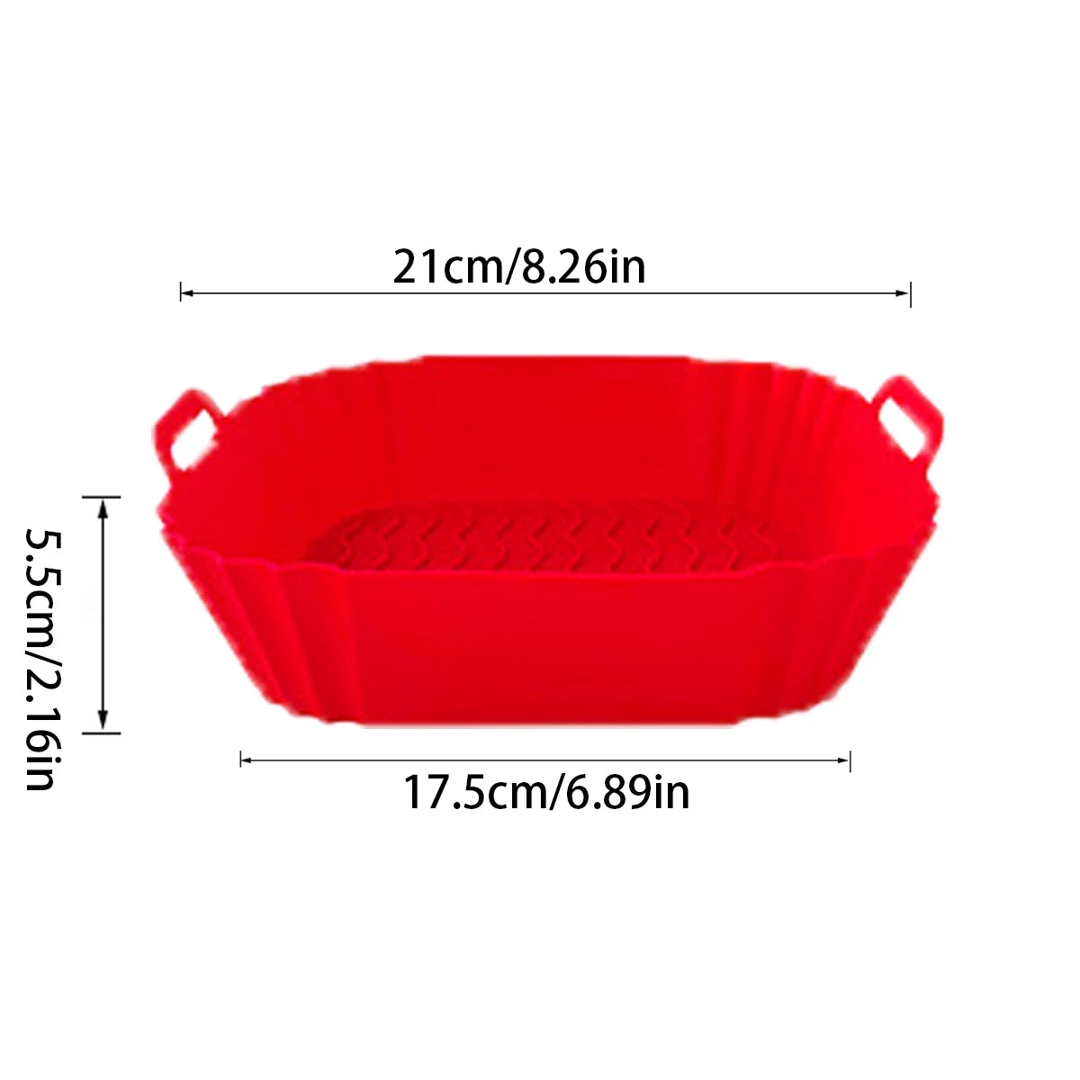 بطانة سيليكون قابلة لإعادة الاستخدام لمقلاة الهواء - صينية خبز غير لاصقة وصينية بيتزا للفرن