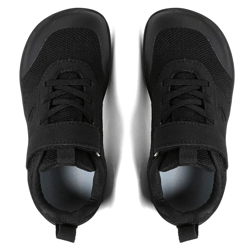 Kids Wide Width Barefoot Shoes | Minimalist Elastic Sneakers with Zero Drop Sole for Boys & Girls