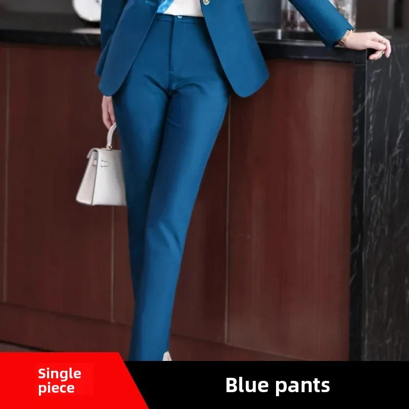 Damen-Langarmanzug-Set – Hochwertige, professionelle Arbeitskleidung für Herbst und Winter