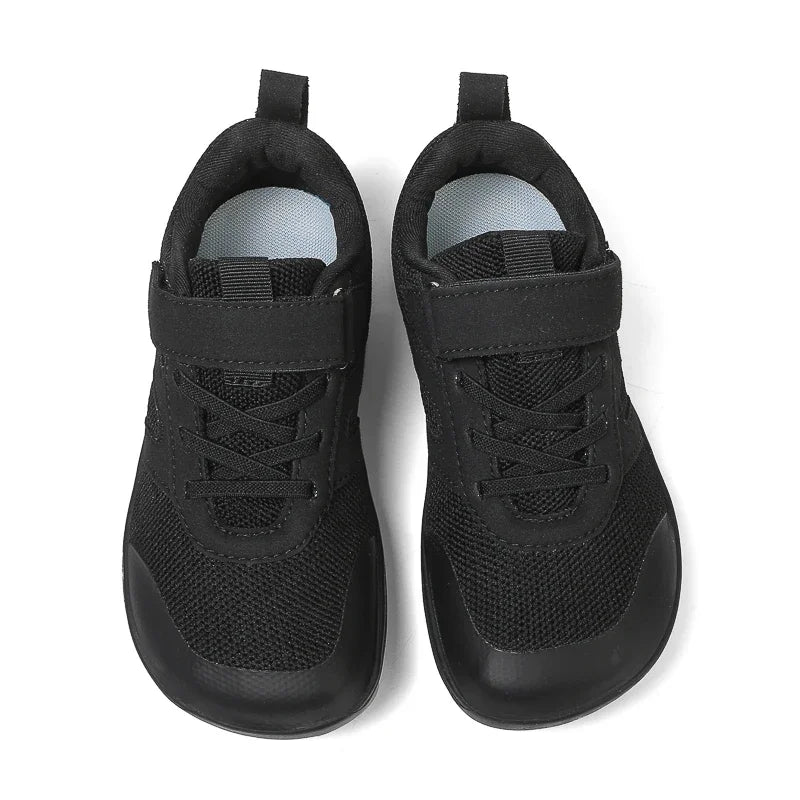 Kids Wide Width Barefoot Shoes | Minimalist Elastic Sneakers with Zero Drop Sole for Boys & Girls