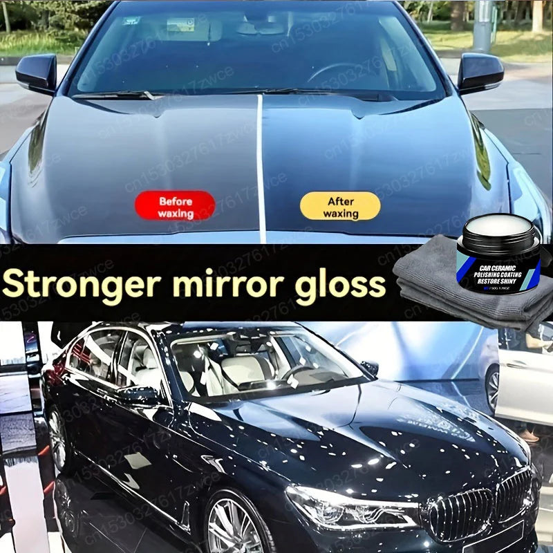 Car Ceramic Nano Wax Coating Auto Nano Crystal Hydrophobic Layer Anti-Scratch Polishing Repair Wax