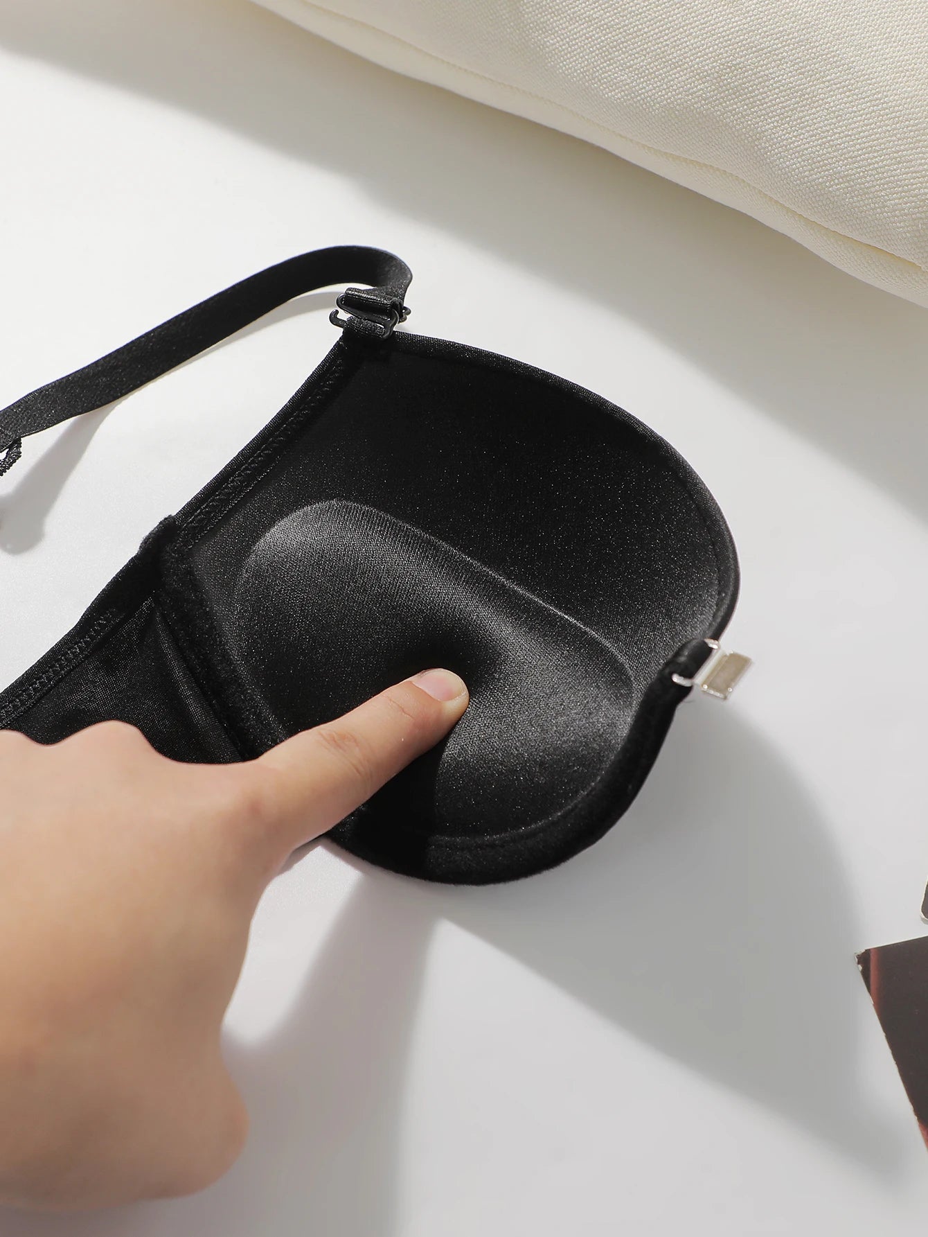 Women's Sexy Embroidered Lace Lingerie Set – Front Gathered Push Up Bra with Butterfly Back 2120