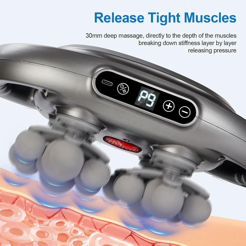 22-Head Fascia Massage Gun | Deep Tissue Muscle & Body Massager