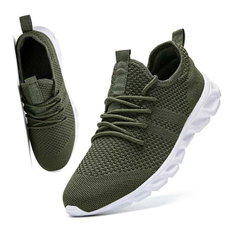 Men’s Casual Sports Shoes – Lightweight Air Mesh Sneakers, Anti-Slip & Wear-Resistant