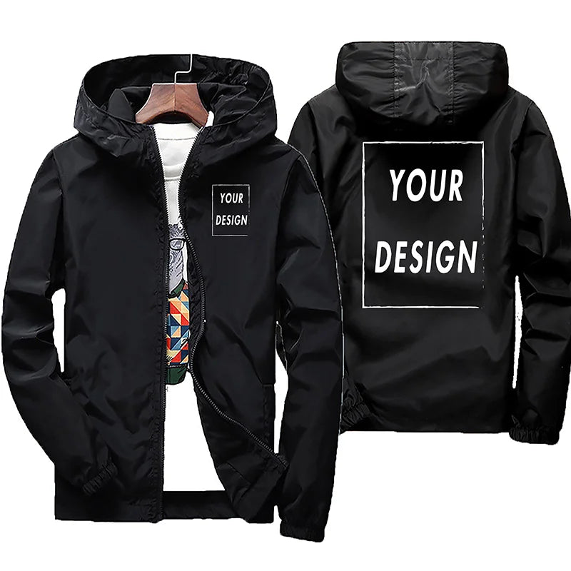 Men’s Autumn Waterproof Windbreaker – Warm Big Size 6XL Custom Logo Outdoor Jacket