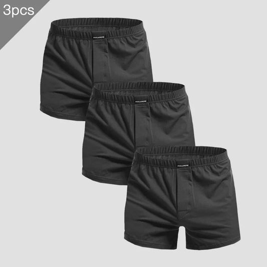 3PCS Men's Boxer Shorts | Arrow Pants Style Comfortable Loose Home Sleepwear | Skin-Friendly Pajama Underwear