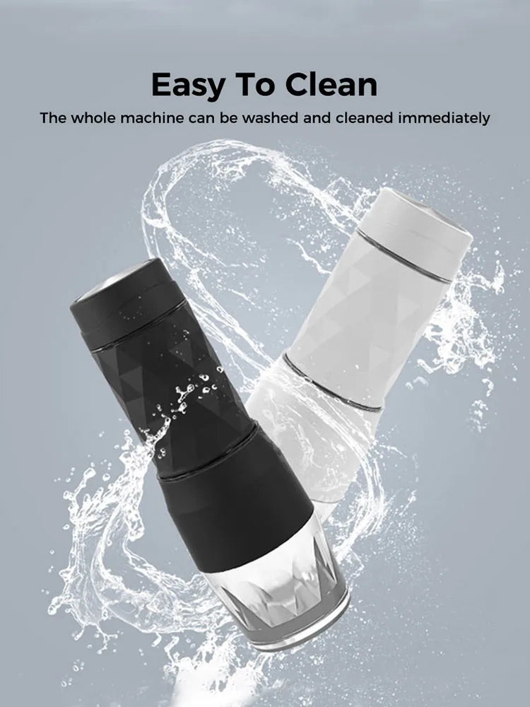 ماكينة قهوة محمولة 4 في 1 من كافيلفي - ماكينة إسبريسو يدوية للكبسولات والقهوة المطحونة، للاستخدام بالماء الساخن/البارد