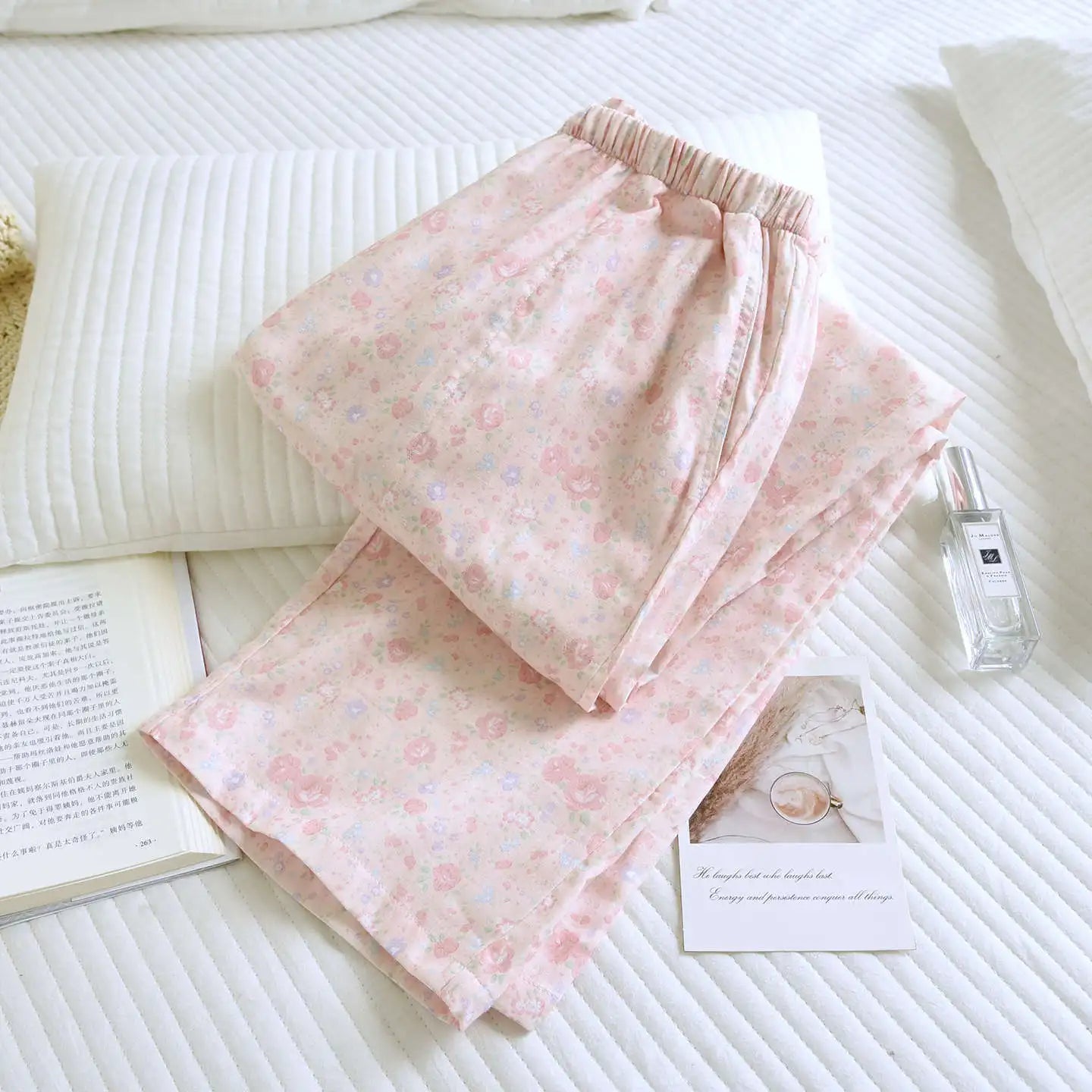 2025 Women's Cotton Sleep Pants | Spring & Autumn Multi-Color Printed Loose Home Bottoms | Large Size Pajamas