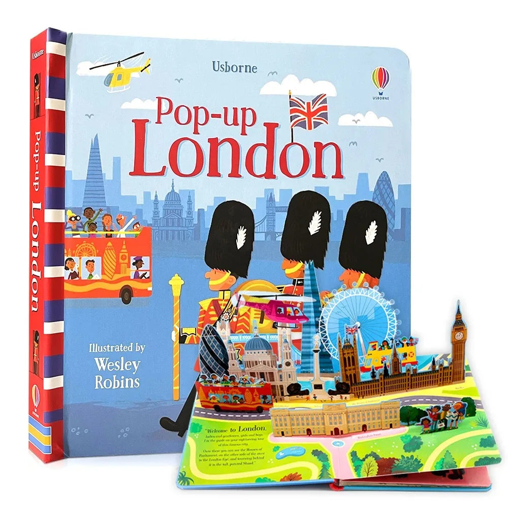 Kids 3D Pop-Up Flap Picture Books – Fairy Tales & Bedtime Reading English Books