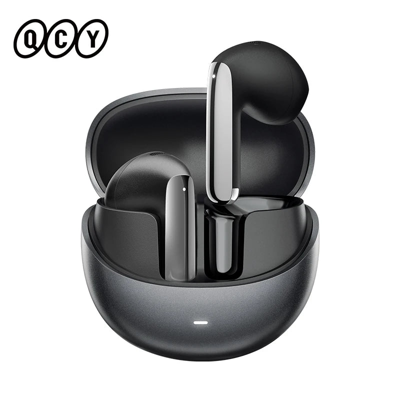 QCY HT10 AilyBuds Pro+ ANC Wireless Earphones – Hi-Res Audio with LDAC, Bluetooth 5.3, 6-Mic AI HD Call, Multipoint Connection