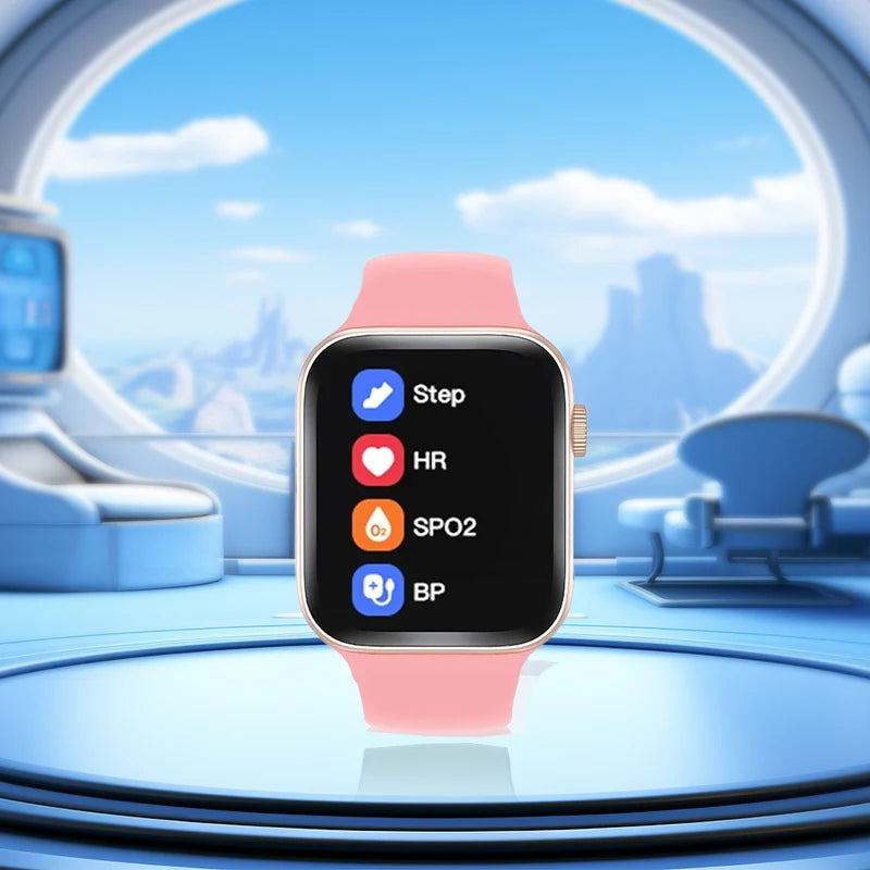 ساعة T168 الذكية للاتصال اللاسلكي - ساعة رياضية ولياقة بدنية كاملة اللمس للرجال والنساء