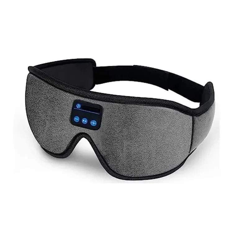 3D Bluetooth Sleep Mask – Eye Mask with Built-In HD Speaker for Music & Comfortable Sleep