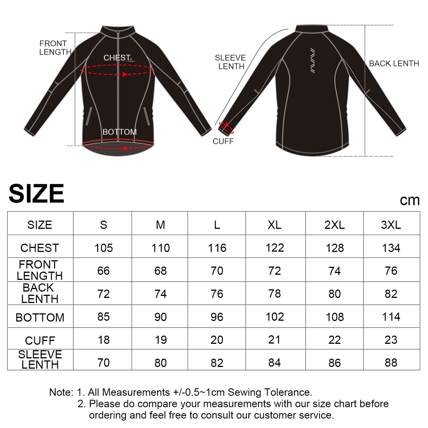Men’s Winter Thermal Cycling Jacket – Windproof Waterproof Softshell MTB Bike Jersey LM8605