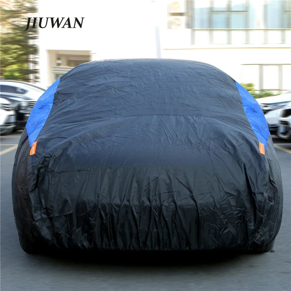 Exterior Car Cover Universal Waterproof Dust proof UV Protection Car Protective Cover for Hatchback Sedan SUV Full Car Covers