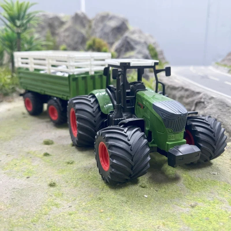 Large Scale Tractor Toy Set – DIY Farm Truck & Trailer Playset for Kids