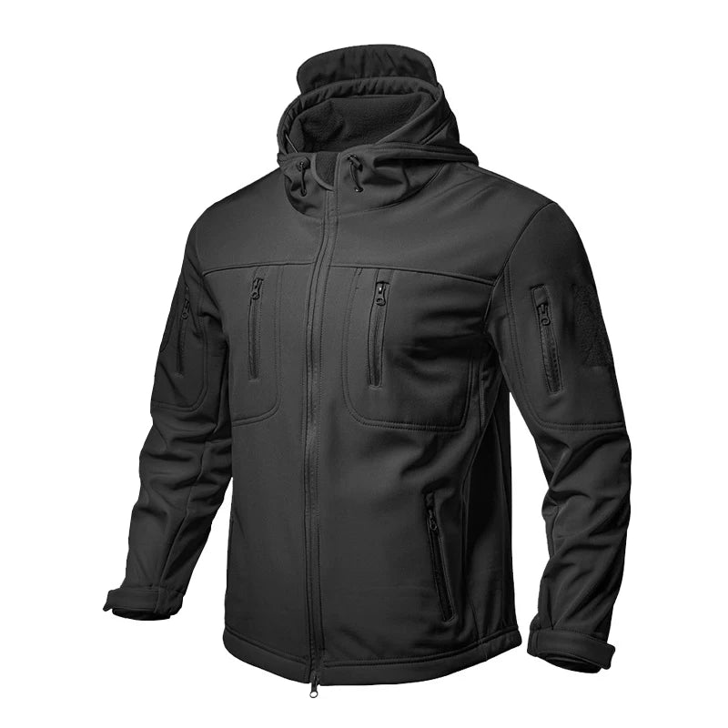 CHRLCK Men's Waterproof Winter Hiking Jacket & Softshell Pants Set | Windproof Fleece Outdoor Gear