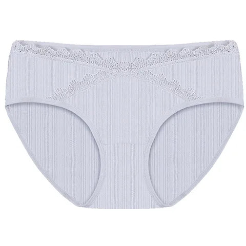 3PCS Cotton Maternity Low Waist U-Shaped Panties Women's Pregnancy Underwear M-XXL