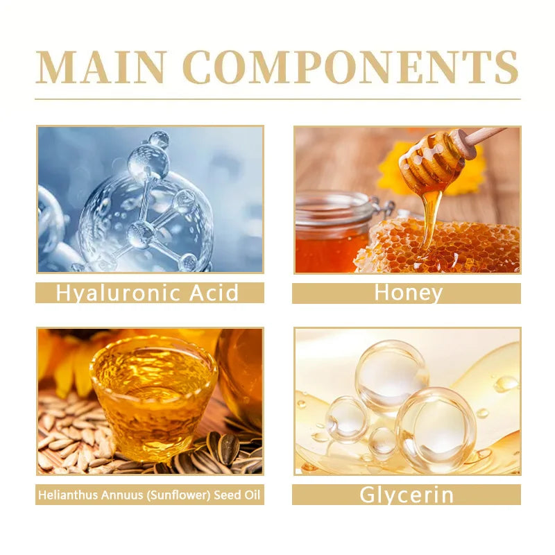 كريم الرقبة بسم النحل - كريم مرطب ومشد للوجه لعلاج ترهل البشرة وتقليل الخطوط الدقيقة وإصلاح البشرة