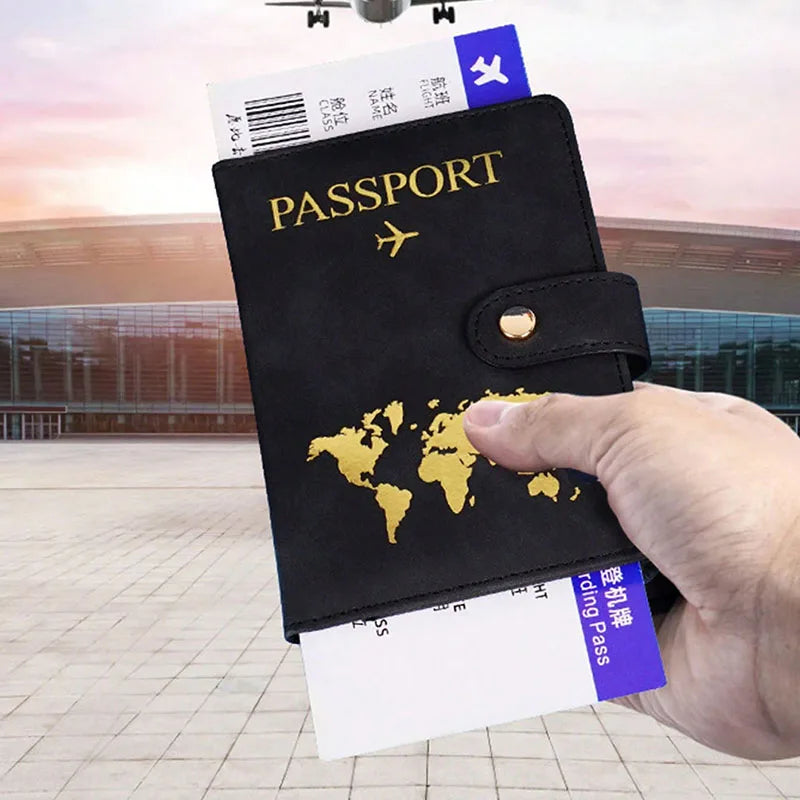 Travel Passport Holder & Card Wallet – Essential Organizer for Men & Women