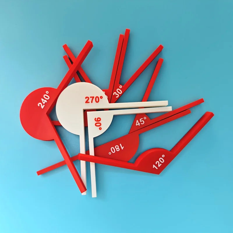 Math Teaching Aids – Geometric Angle Measurement Tools for Educational Learning & Angle Recognition