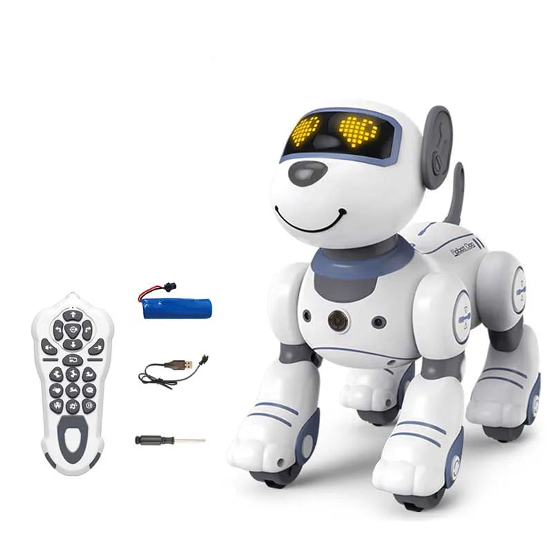 Ferngesteuertes Roboter-Hundespielzeug – Stunt-Walking, Tanzen, elektrisches Haustier mit intelligenter Berührung und Zaubertricks – Lustiges interaktives Spielzeug für Kinder