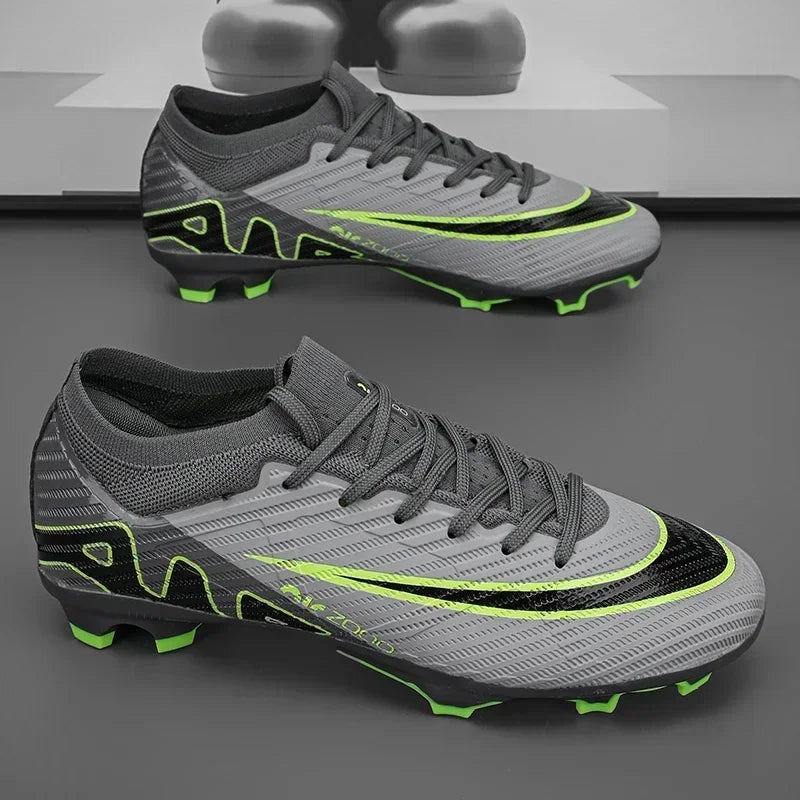 New Men’s Football Sneakers & Boots – Mid-Top Soccer Shoes, High-Quality Non-Slip FG/TF Futsal Indoor Cleats