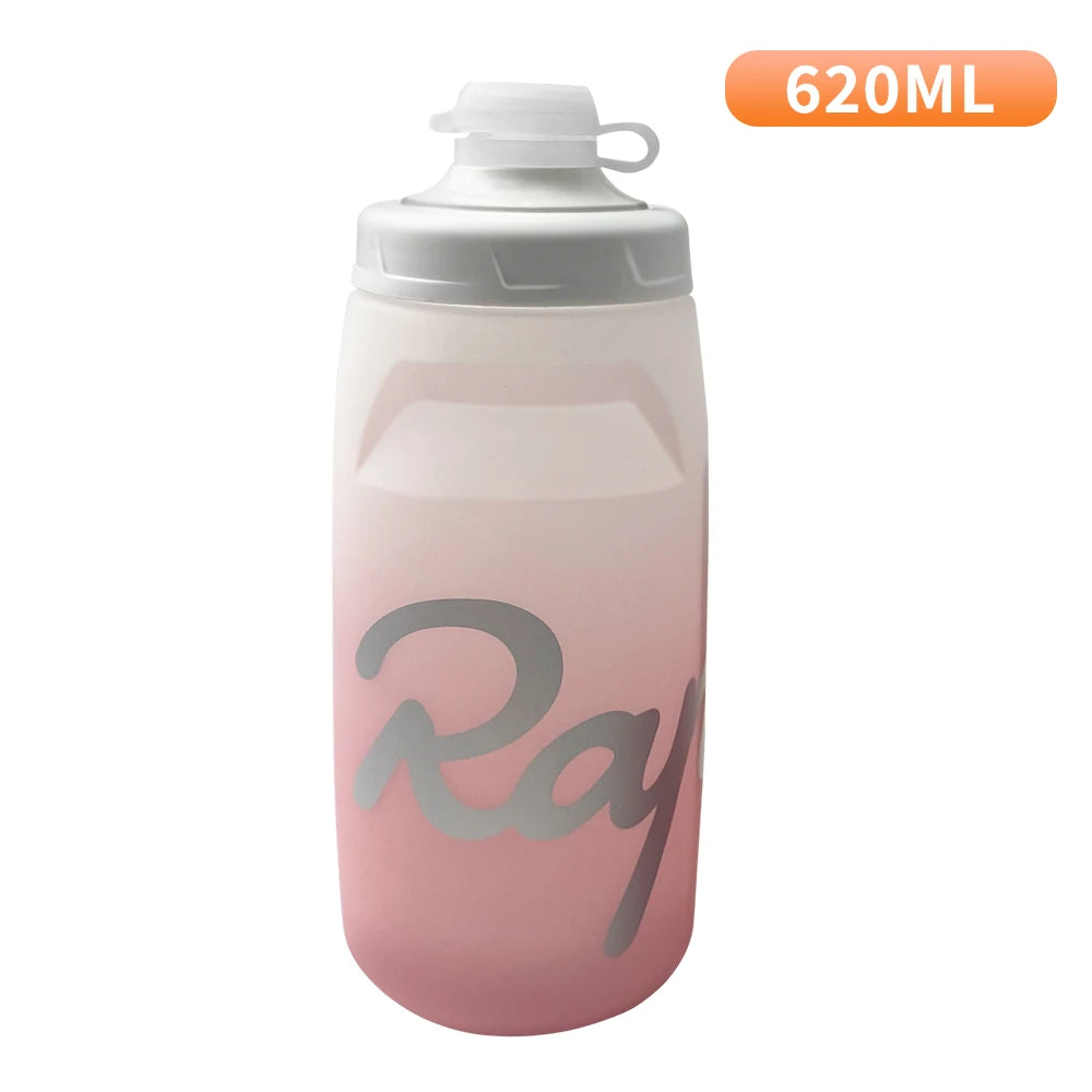 زجاجة مياه رافا لركوب الدراجات - زجاجة رياضية خفيفة الوزن مقاومة للتسرب وقابلة للضغط 620 مل/750 مل