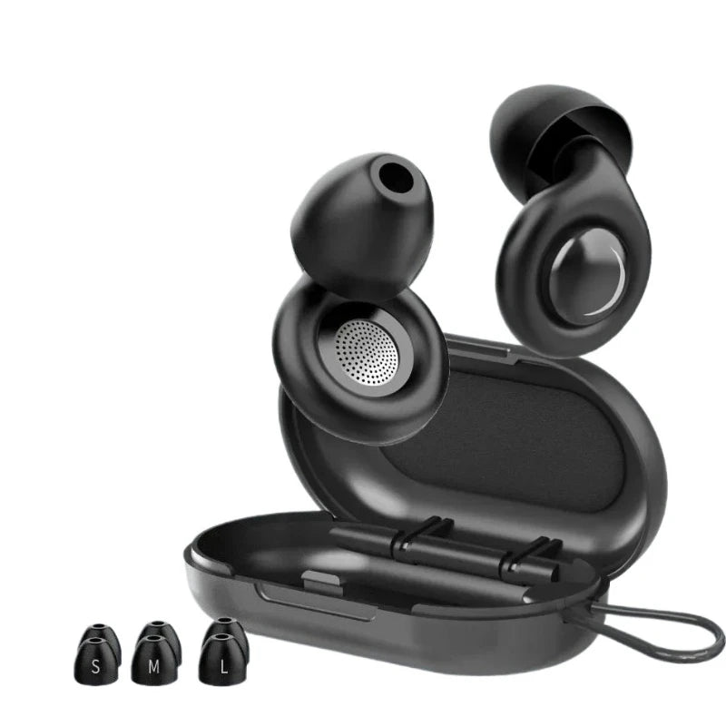 سدادات أذن من السيليكون • النوم والسفر • إلغاء الضوضاء • حماية سمع قابلة لإعادة الاستخدام للحفلات الموسيقية والنوم