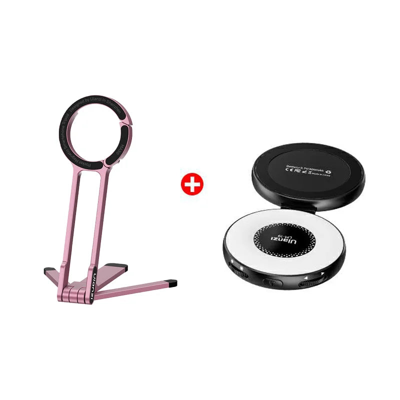 Ulanzi MA30 MagSafe Phone Tripod & Dual-Sided Magnetic Holder | Portable Stand for iPhone 15 & 16 | Travel, Vlog & Live Streaming