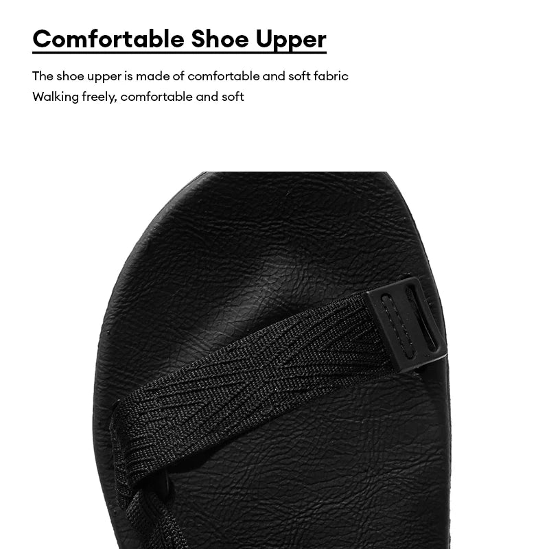 صنادل صيفية كاجوال للرجال - شباشب قابلة للتنفس ومضادة للانزلاق، ونعال شاطئ خارجية وأحذية مائية