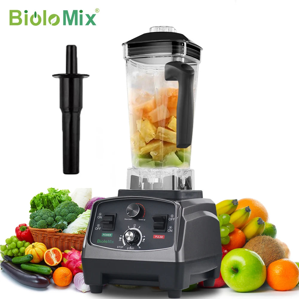 BioloMix 2200W Heavy Duty Blender 3HP Mixer Juicer Food Processor 2L BPA Free