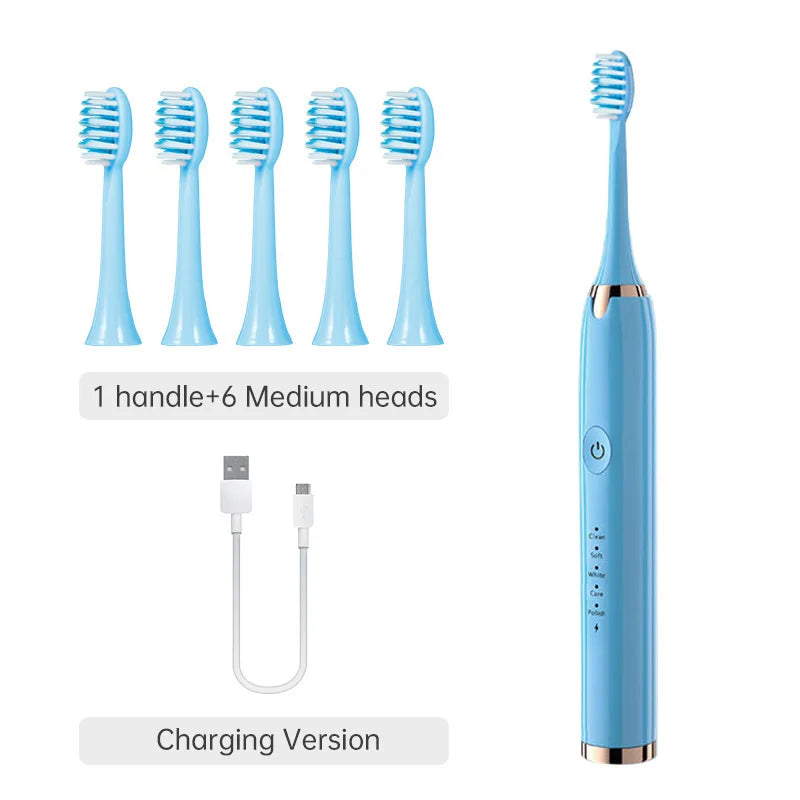 Tongwode Electric Toothbrush – Rechargeable Ultrasonic Smart Toothbrush with Long-Lasting Battery