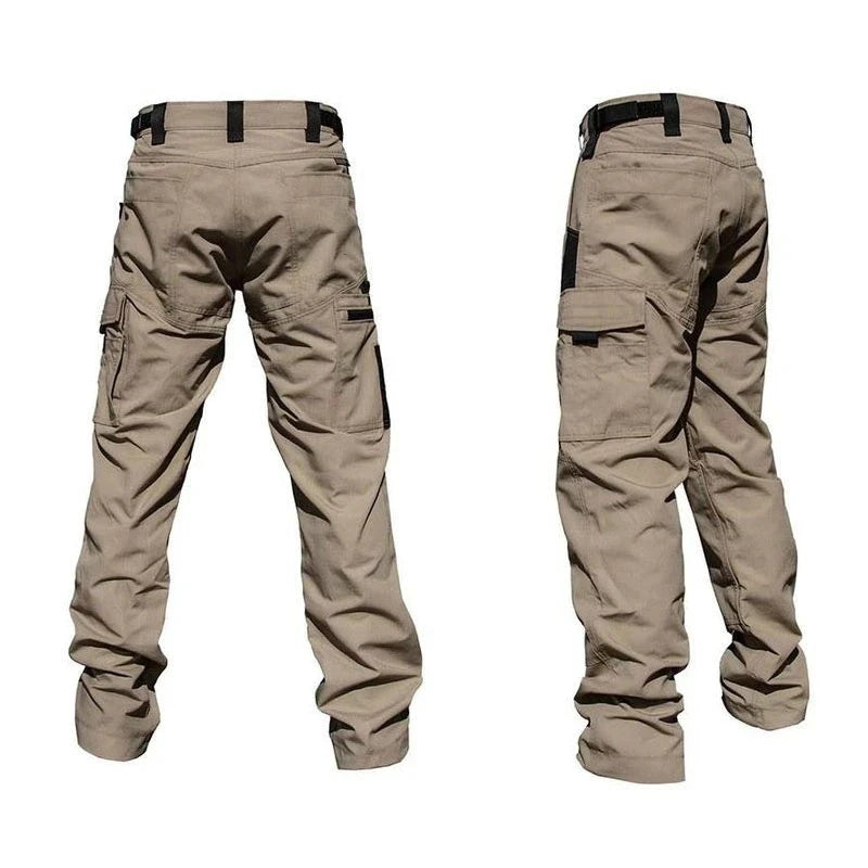Men’s Waterproof Tactical Cargo Pants – Outdoor Combat Multi-Pocket Wear-Resistant Trousers