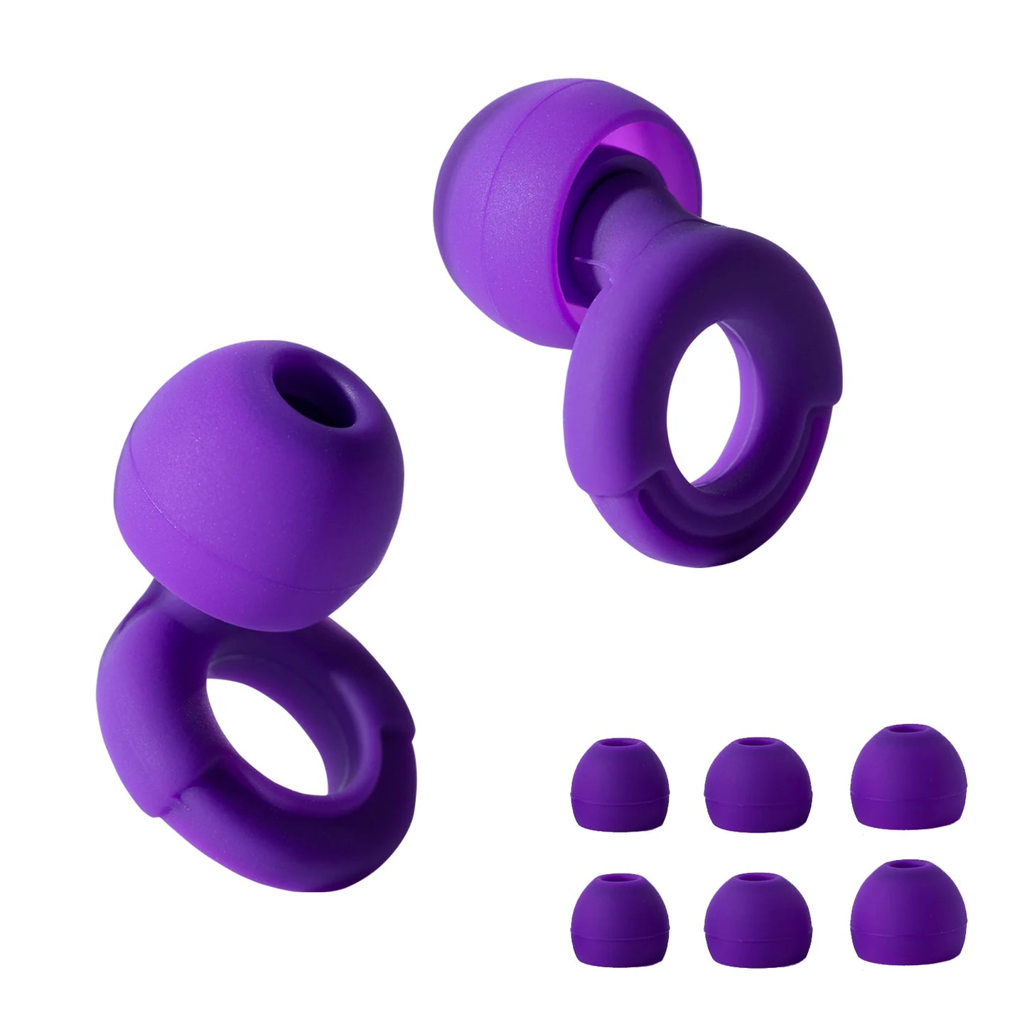 HUAK  03 Silicone Earplugs • Swimming & Sleep • Noise Reduction • Soundproof Hearing Protection • Reusable Loop Earplugs