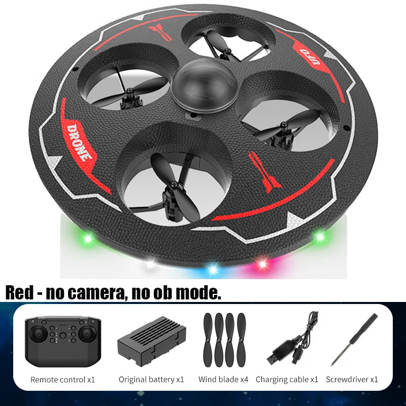 Mini UFO Foam Drone for Kids | Intelligent Obstacle Avoidance RC Helicopter with Camera | Safe Aerial Toy Aircraft for Christmas Gifts