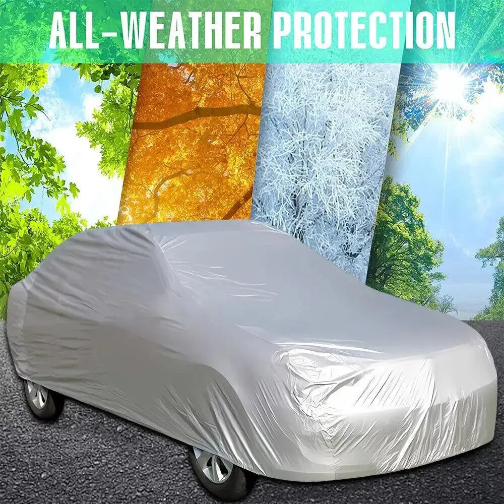 Outdoor Full Car Covers Sun Rain Ice Snow Waterproof Dust proof Shade UV Resistant Protector Protection Automobile Cover