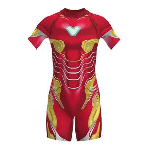 Kids Spiderman Swimsuit Boys Surfing Swimwear Cosplay Beach Bodysuit