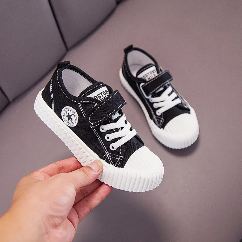 Children's Canvas Shoes | Soft Sole Breathable Non-Slip Sneakers for Boys & Girls