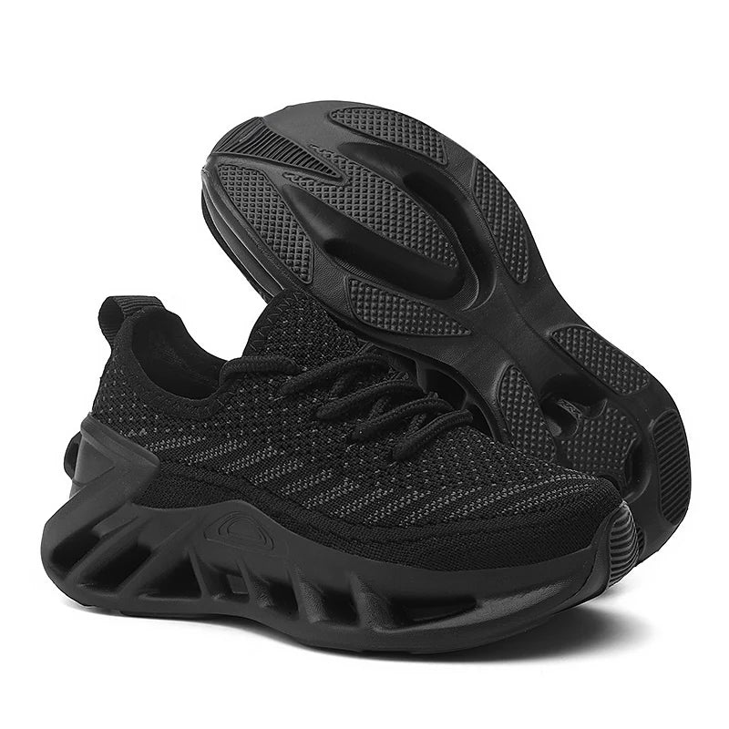 Kids Black & White Casual Sneakers | Comfortable School & Sports Shoes