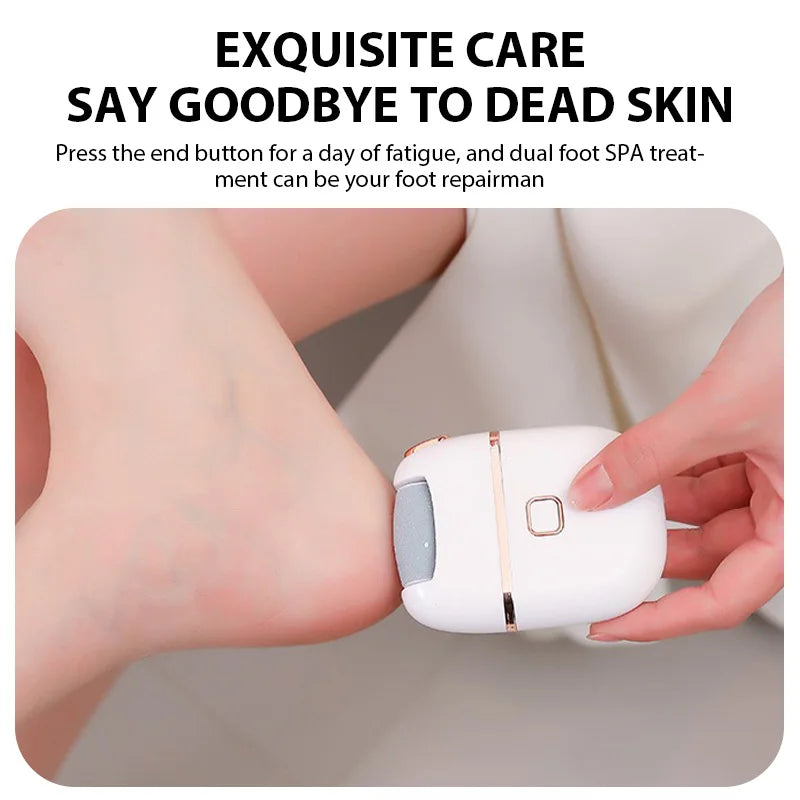 Rechargeable Electric Foot Grinder – Dead Skin Remover & Callus Scrubber Foot File for Dry, Cracked Feet Repair